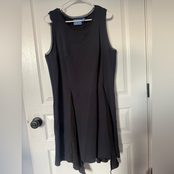 Simply Vera Vera Wang Black Sheath Midi Dress - Picture 1 of 9